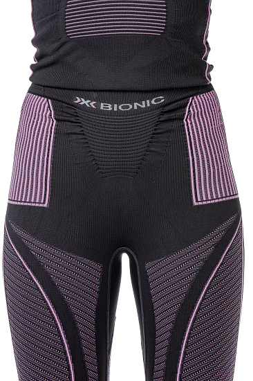 Кальсоны женские X-Bionic Energy Accumulator EVO Pant Medium Charcoal/Fuchsia - Фото 3 большая