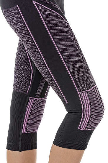 Кальсоны женские X-Bionic Energy Accumulator EVO Pant Medium Charcoal/Fuchsia - Фото 4 большая
