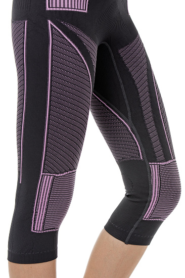 Кальсоны женские X-Bionic Energy Accumulator EVO Pant Medium Charcoal/Fuchsia - Фото 5 большая