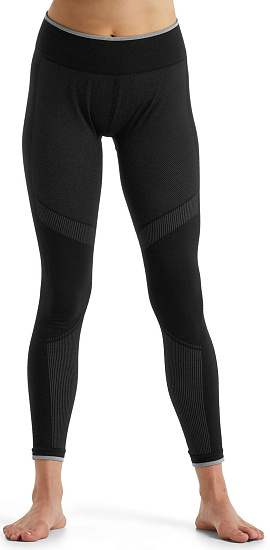 Кальсоны женские Icebreaker 200 Zone Seamless Leggings Black - Фото 3 большая