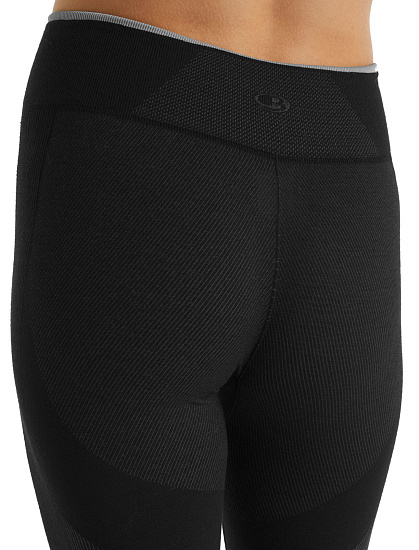 Кальсоны женские Icebreaker 200 Zone Seamless Leggings Black - Фото 6 большая