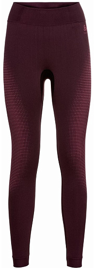 Кальсоны женские Odlo Performance Warm Eco Winetasting/Deep Claret - Фото 1 большая