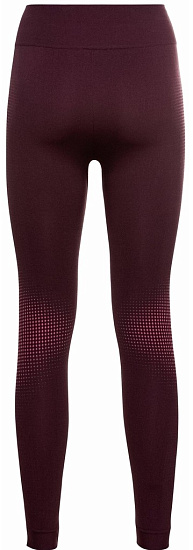 Кальсоны женские Odlo Performance Warm Eco Winetasting/Deep Claret - Фото 2 большая