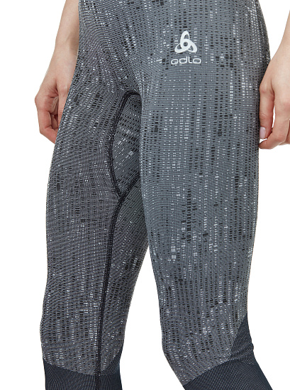 Кальсоны женские Odlo 3/4 Blackcomb Черный - Фото 6 большая