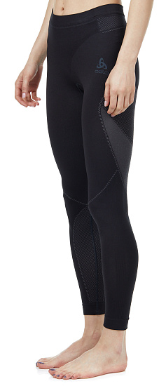 Кальсоны женские Odlo Performance Evolution Warm Черный/Темно-Серый Графит - Фото 5 большая