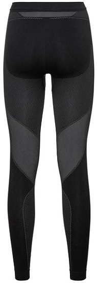 Кальсоны женские Odlo Performance Evolution Warm Черный/Темно-Серый Графит - Фото 2 большая