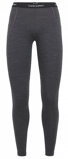 Кальсоны женские Icebreaker 260 Zone Leggings Jet Hthr/Black - Фото 1 большая