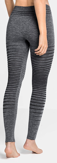 Кальсоны женские Odlo Bl Bottom Long Performance Light Серый Меланж - Фото 3 большая