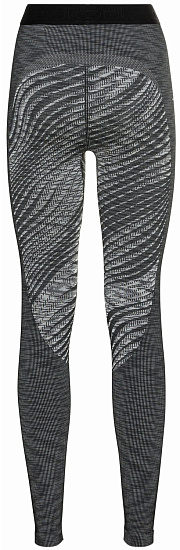 Кальсоны женские Odlo Blackcomb Eco Long Black/Space Dye - Фото 2 большая