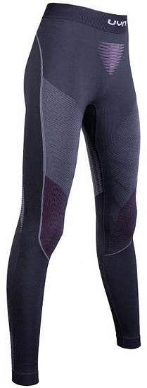 Кальсоны женские UYN Visyon Uw Long Charcoal/Raspberry/White - Фото 3 большая