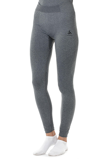 Кальсоны женские Odlo Perfomance Warm Серый Меланж/Черный - Фото 5 большая