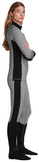 Кальсоны женские Peak Performance Magic Long John Grey Melange/Black - Фото 7 большая