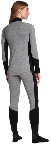 Кальсоны женские Peak Performance Magic Long John Grey Melange/Black - Фото 8 большая