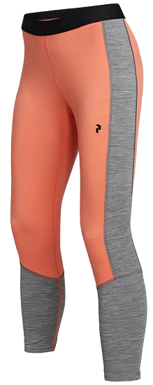 Кальсоны женские Peak Performance Magic Long John Light Orange/Grey Mela - Фото 5 большая