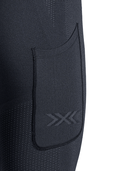 Кальсоны женские X-Bionic Xceed Run Long X Black/Rhino Grey - Фото 7 большая