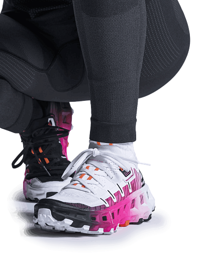 Кальсоны женские X-Bionic Xceed Run Long X Black/Rhino Grey - Фото 8 большая