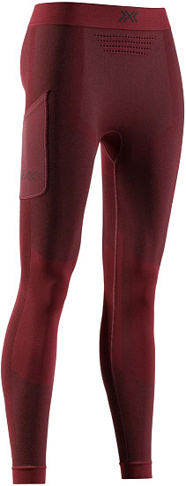 Кальсоны женские X-Bionic Xceed Run Long Oxide Red/X Black - Фото 1 большая