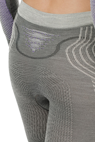 Кальсоны женские UYN Fusyon Uw Long Anthracite/Purple/Pink - Фото 7 большая