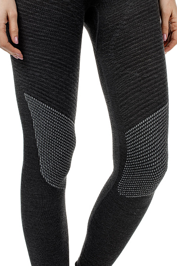 Кальсоны женские UYN Fusyon Cashmere Uw Long Grey Stone/Pearl - Фото 5 большая