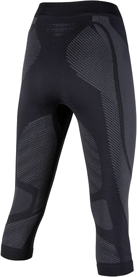 Кальсоны женские UYN 3/4 Multisport Ambityon Uw Medium Blackboard/Anthracite/White - Фото 2 большая