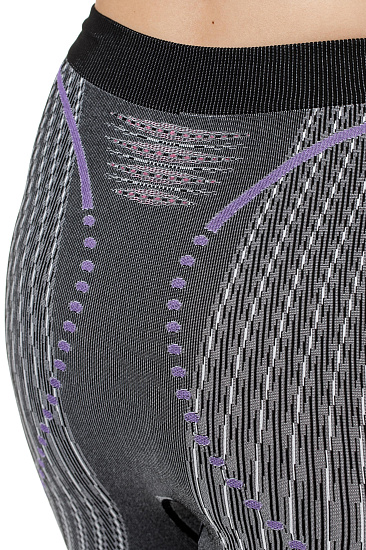 Кальсоны женские UYN Evolutyon Uw Long Melange Anthracite Melange/Raspberry/Purple - Фото 6 большая