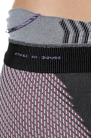 Кальсоны женские UYN Evolutyon Uw Long Melange Anthracite Melange/Raspberry/Purple - Фото 7 большая