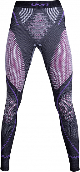 Кальсоны женские UYN Evolutyon Uw Long Melange Anthracite Melange/Raspberry/Purple - Фото 1 большая