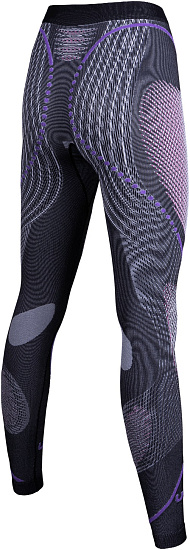 Кальсоны женские UYN Evolutyon Uw Long Melange Anthracite Melange/Raspberry/Purple - Фото 2 большая
