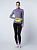 Тайтсы женские Mizuno Merino Wool Long Tight Black/Violet Quartz - Фото 3 малая