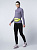 Тайтсы женские Mizuno Merino Wool Long Tight Black/Violet Quartz - Фото 4 малая
