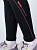 Тайтсы женские Mizuno Merino Wool Long Tight Black/Violet Quartz - Фото 10 малая