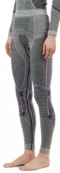 Кальсоны женские X-Bionic Apani 4.0 Merino Black/Grey/Magnolia - Фото 6 большая