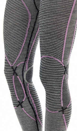Кальсоны женские X-Bionic Apani 4.0 Merino Black/Grey/Magnolia - Фото 8 большая
