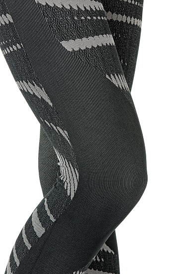 Кальсоны женские Odlo Bottom Pant Performance Blackcomb Черный/Серый - Фото 5 большая