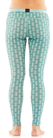 Кальсоны женские Icebreaker 200 Oasis Legging SnwHrtg Hydro/Frost - Фото 3 большая