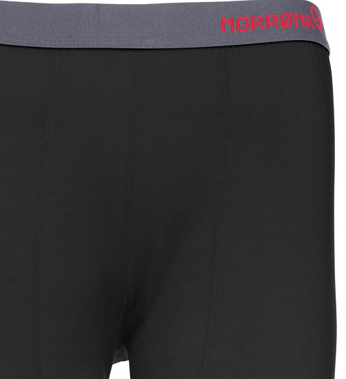 Кальсоны женские Norrona Wool Longs Caviar - Фото 2 большая