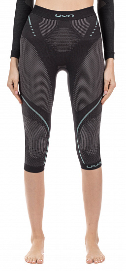 Кальсоны женские UYN 3/4 Evolutyon Uw Medium Charcoal/Anthracite/Aqua - Фото 8 большая