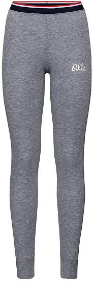 Кальсоны женские Odlo Active Warm Originals Long Серый Меланж - Фото 1 большая