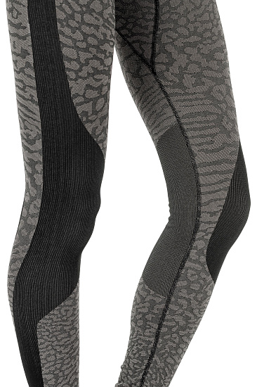 Кальсоны женские Odlo Blackcomb Long Черный/Серый - Фото 9 большая