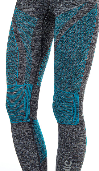 Кальсоны женские X-Bionic Energy Accumulator 4.0 Melange Dark Grey Melange/Water Green - Фото 7 большая