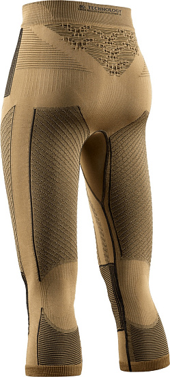 Кальсоны женские X-Bionic Radiactor 4.0 3/4 Gold/Black - Фото 2 большая