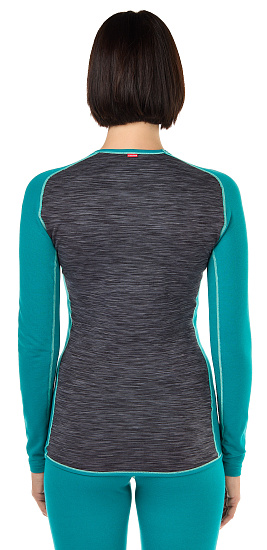 Комплект термобелья женский Loffler Warm RB Lagoon - Фото 5 большая