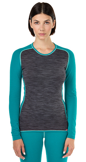 Комплект термобелья женский Loffler Warm RB Lagoon - Фото 12 большая