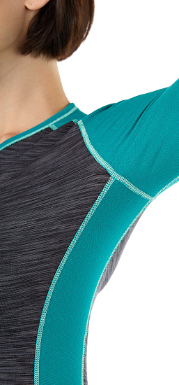 Комплект термобелья женский Loffler Warm RB Lagoon - Фото 15 большая