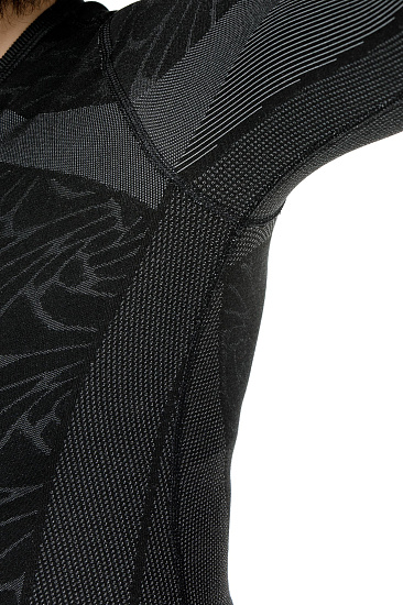 Комплект термобелья женский Loffler Seamless Черный - Фото 3 большая