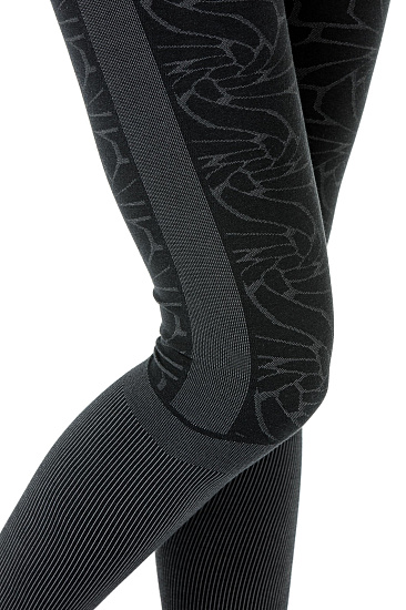 Комплект термобелья женский Loffler Seamless Черный - Фото 6 большая