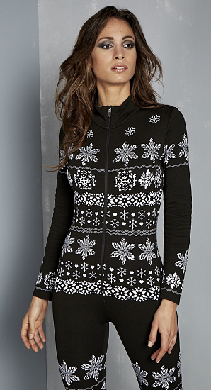 Комбинезон женский Newland Lisa Black/White - Фото 2 большая