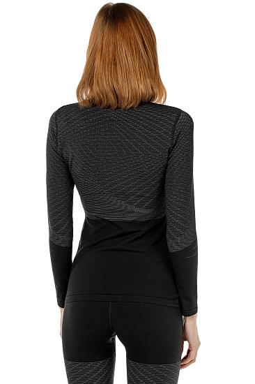 Комплект термобелья женский Loffler Hybrid Black - Фото 8 большая