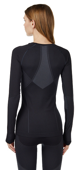 Комплект женский Odlo Черный/Темно-Серый Графит - Фото 5 большая