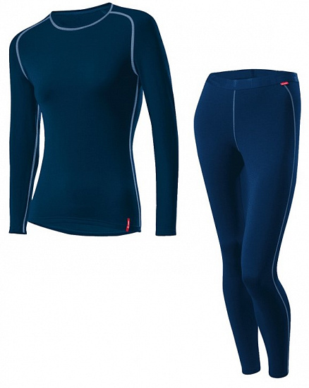 Комплект термобелья женский Loffler Warm Deep Water - Фото 1 большая